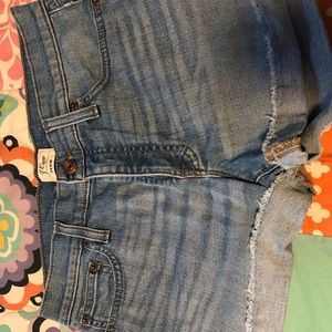 J crew jean short shorts